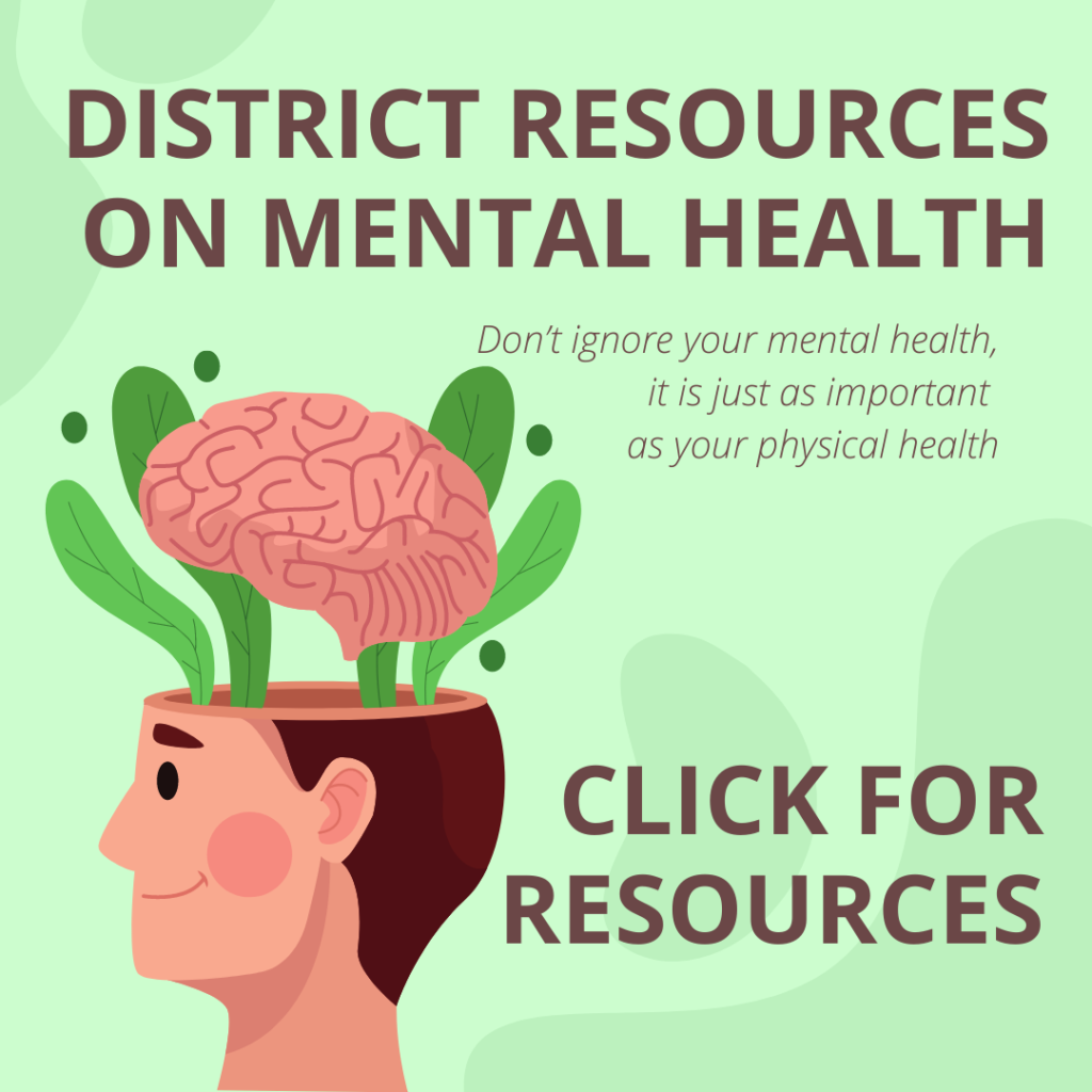 DISTRICT RESOURCES FOR MENTAL HEALTH